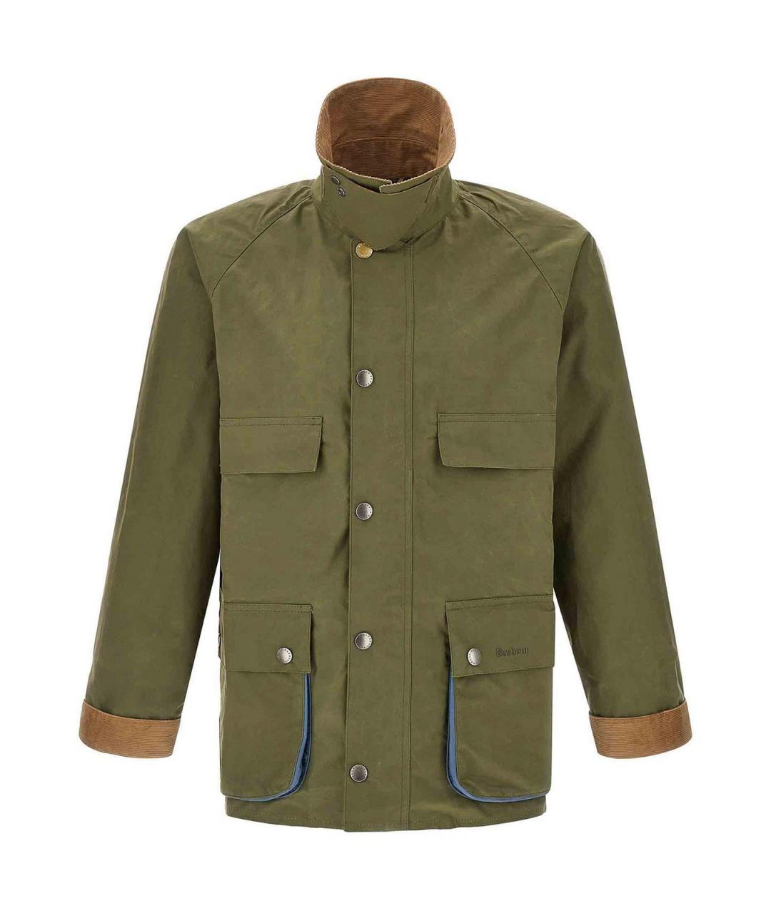 BARBOUR Зеленая хлопковая кэжуал рубашка, фото 2