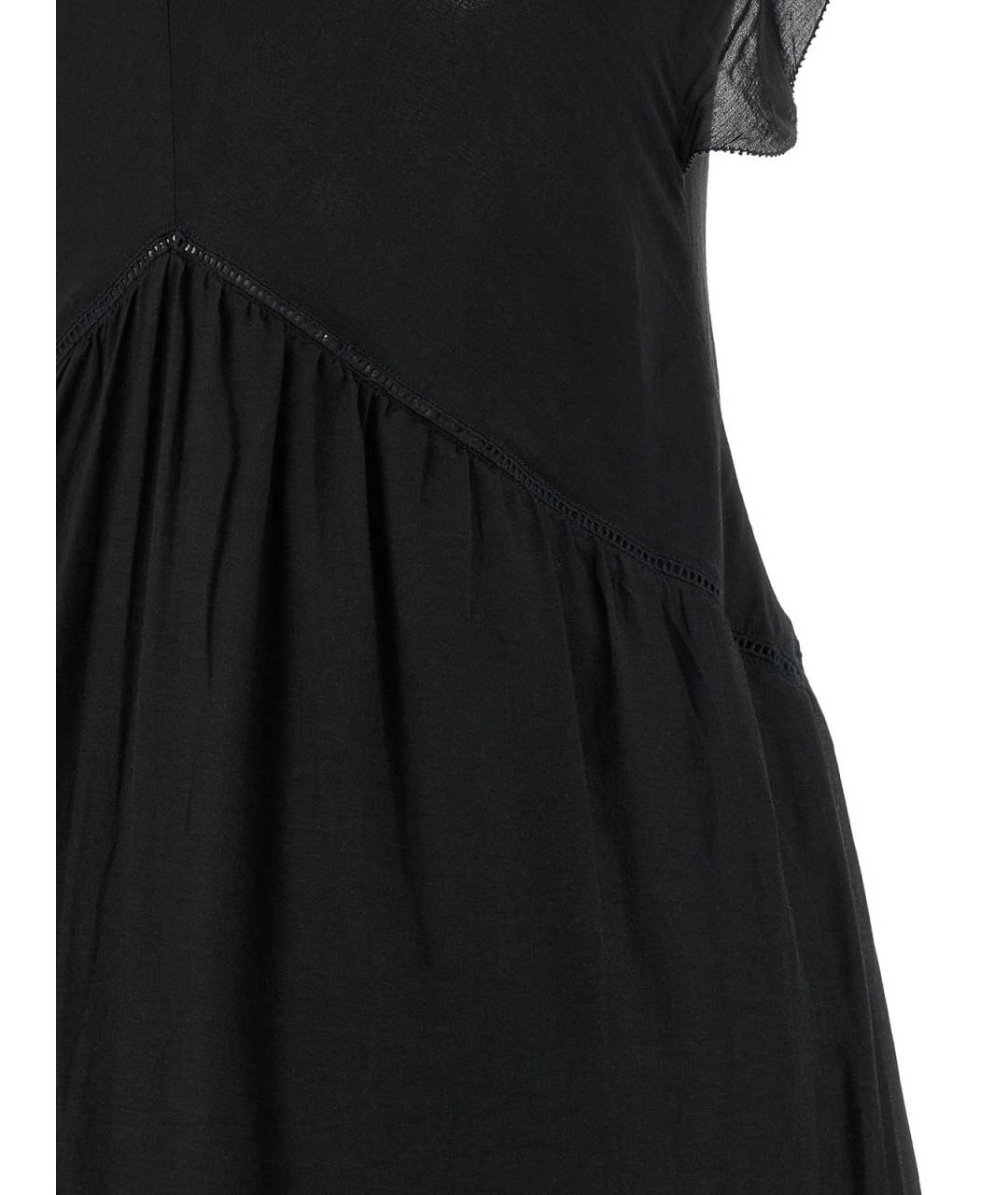 ISABEL MARANT Черное хлопковое повседневное платье, фото 4