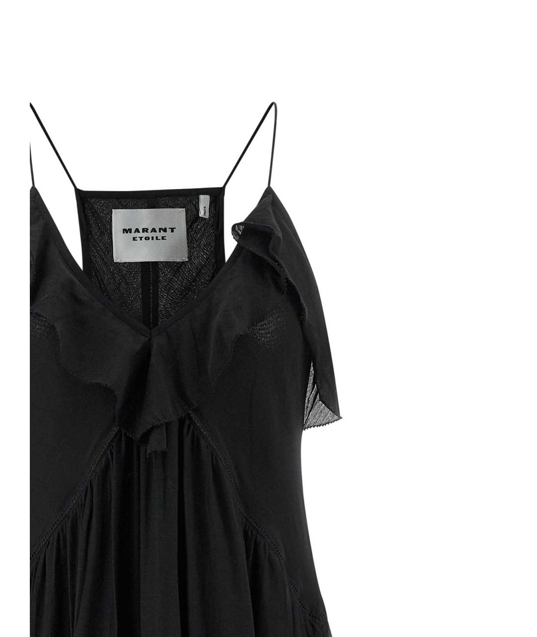 ISABEL MARANT Черное хлопковое повседневное платье, фото 3