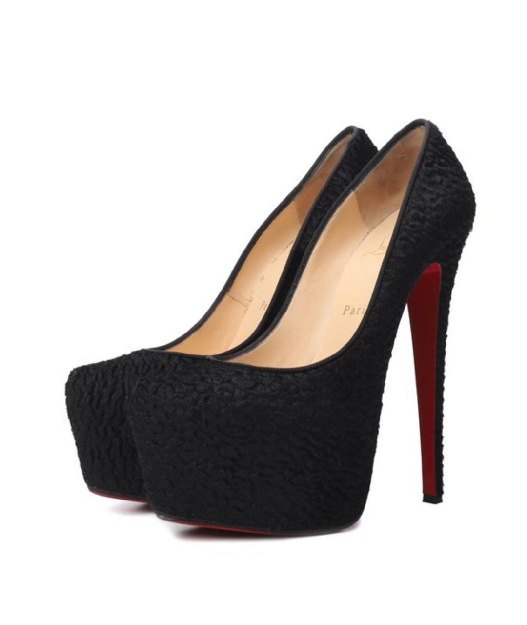 CHRISTIAN LOUBOUTIN Черные туфли, фото 5