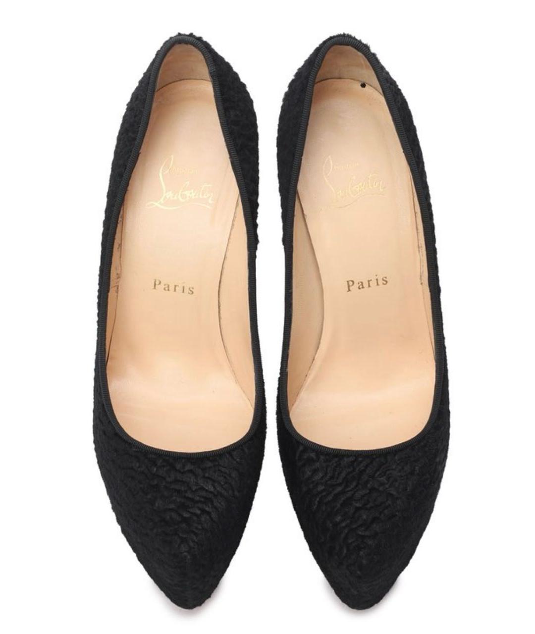 CHRISTIAN LOUBOUTIN Черные туфли, фото 2