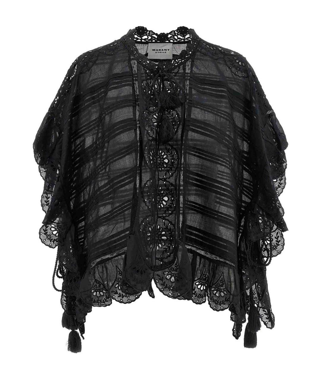 ISABEL MARANT Черная хлопковая майка, фото 1