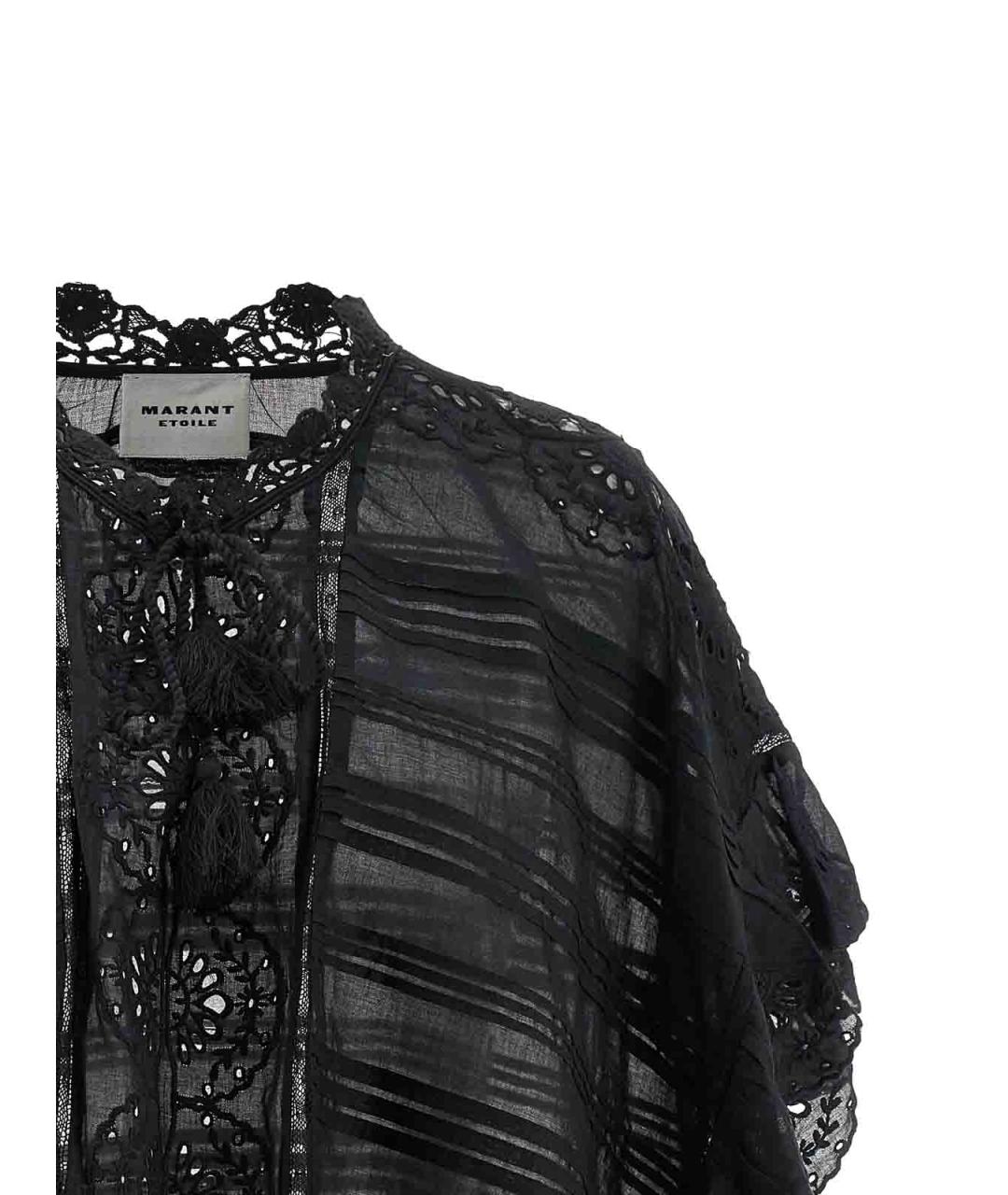 ISABEL MARANT Черная хлопковая майка, фото 3