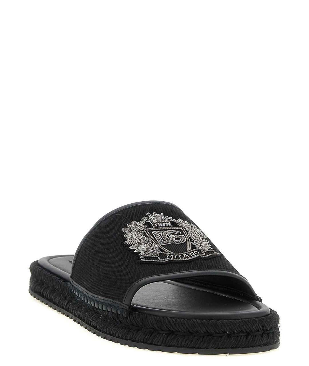 DOLCE&GABBANA Черные эспадрильи, фото 2