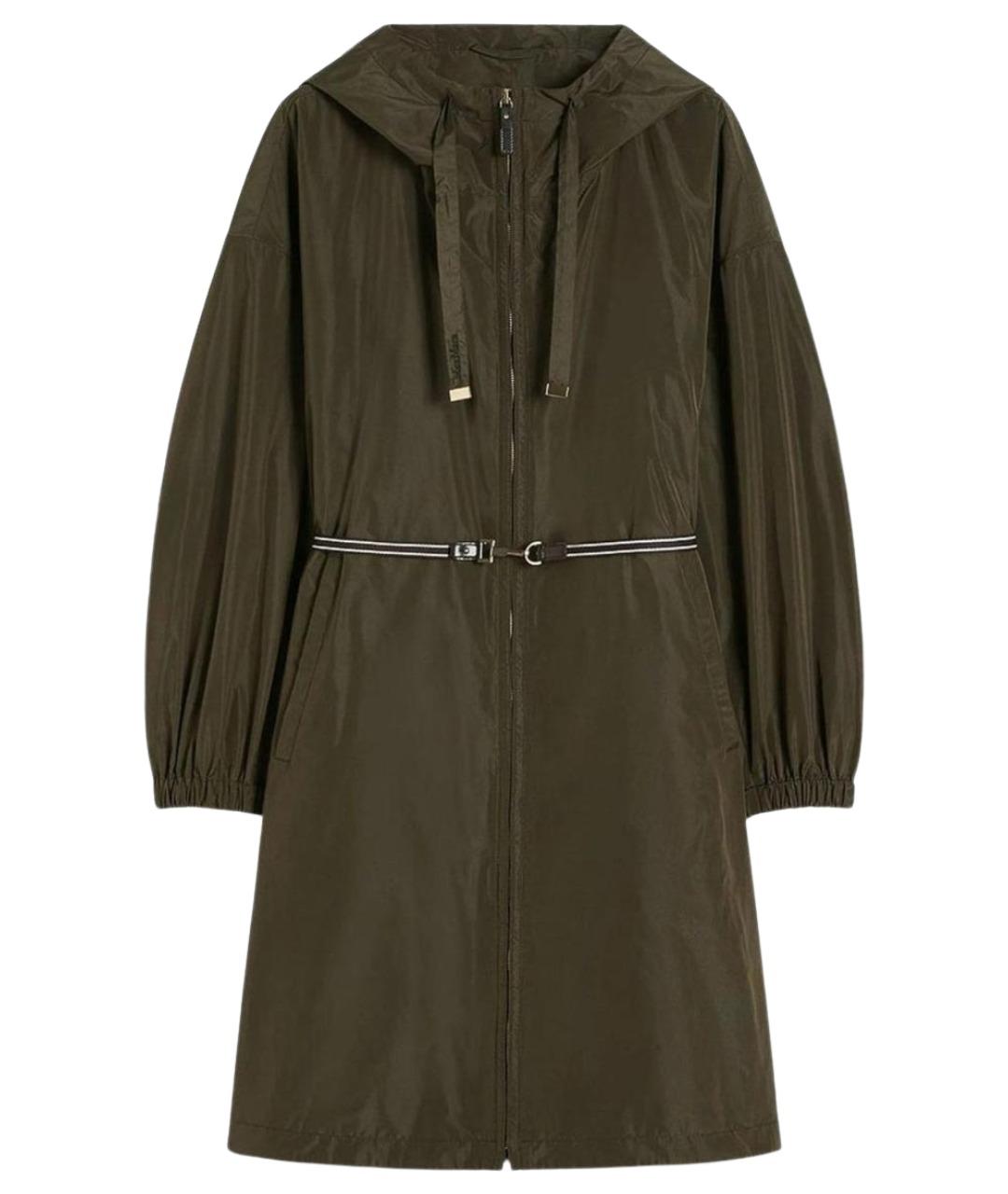 MAX MARA Зеленая полиэстеровая парка, фото 1