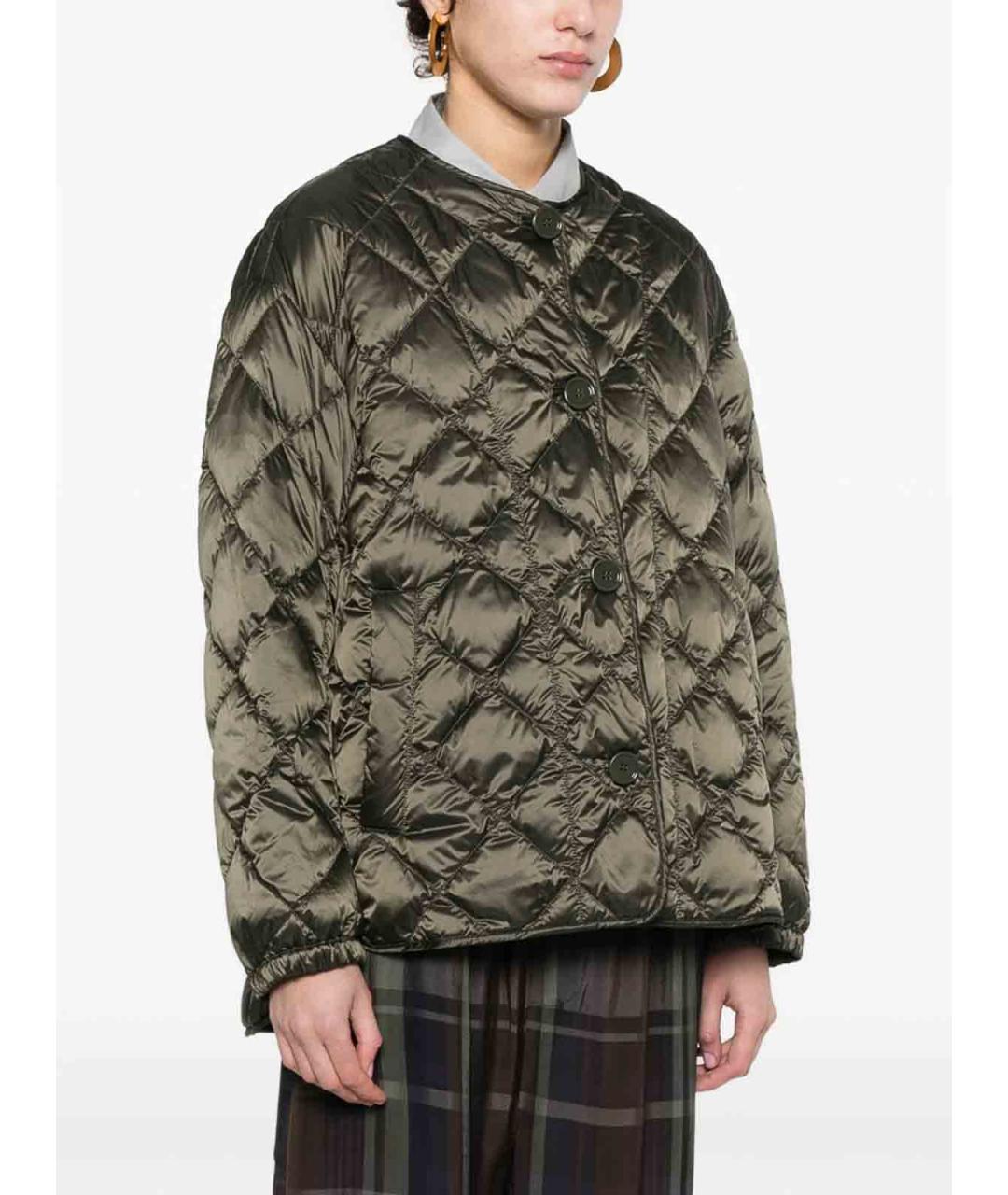 MAX MARA Зеленая полиамидовая куртка, фото 3