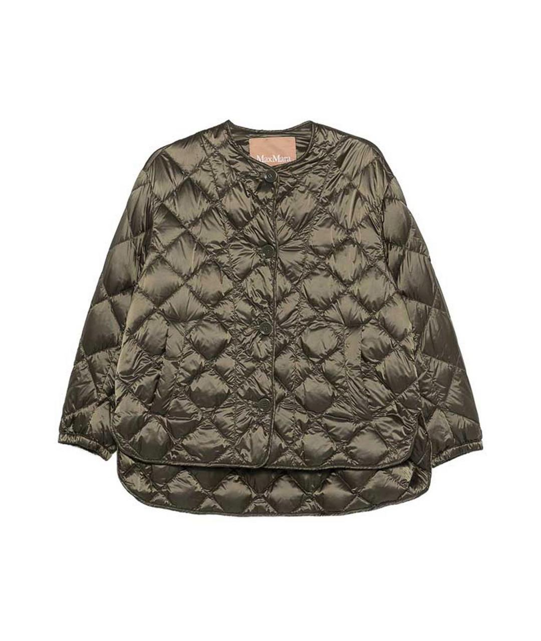 MAX MARA Зеленая полиамидовая куртка, фото 1
