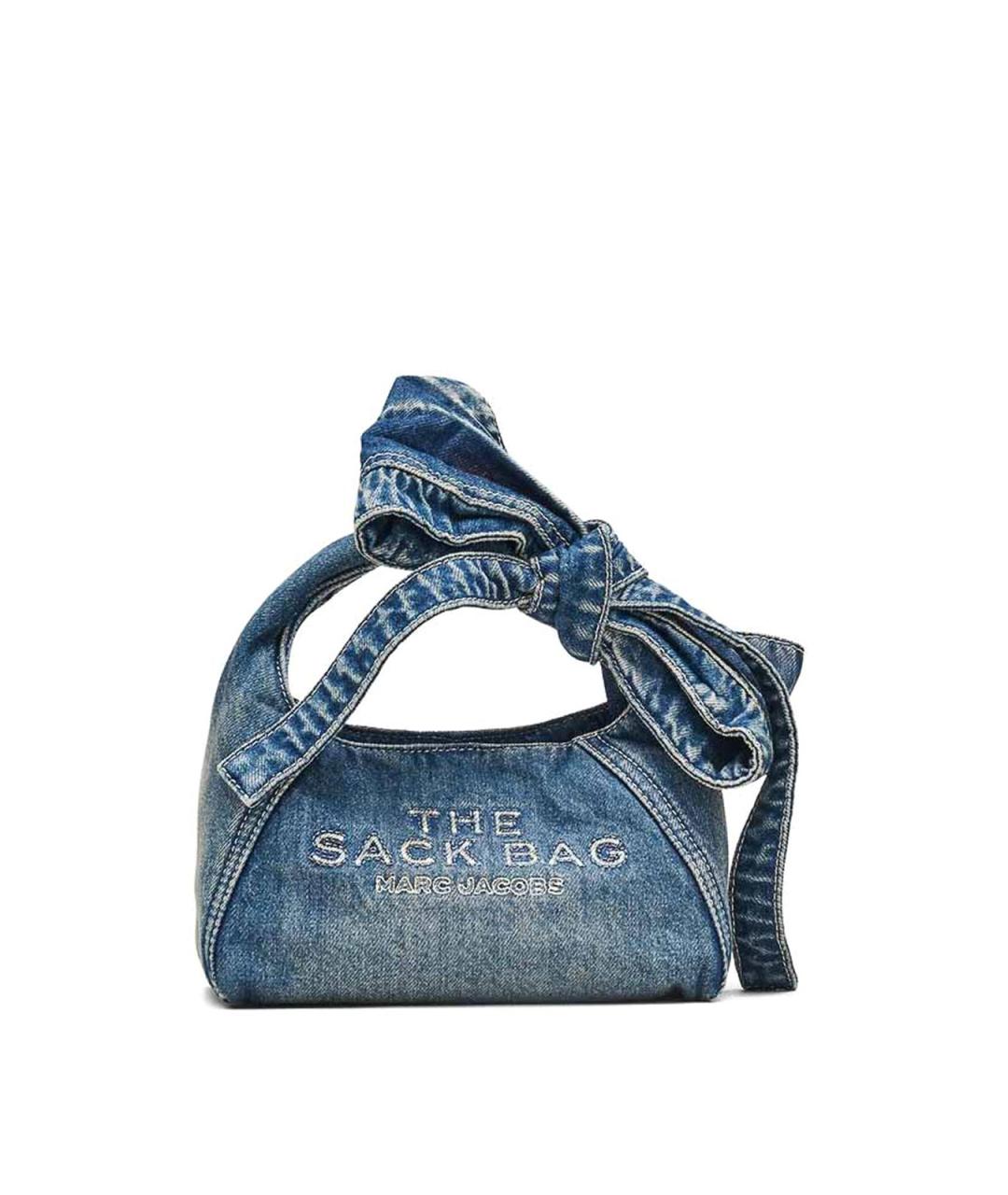 MARC JACOBS Синяя хлопковая сумка с короткими ручками, фото 1