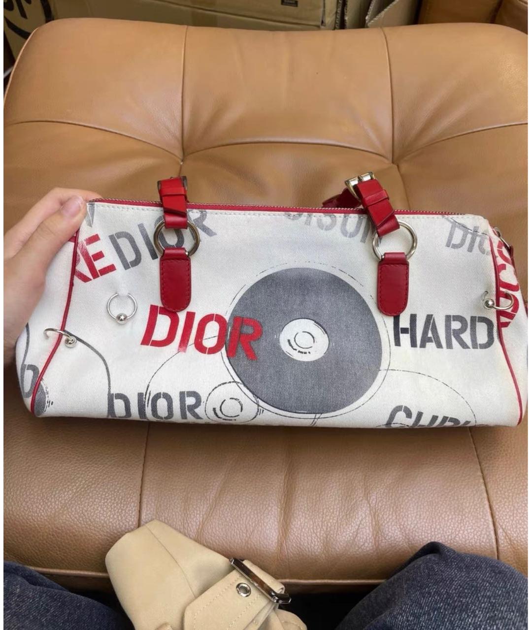 CHRISTIAN DIOR Мульти кожаная сумка с короткими ручками, фото 4