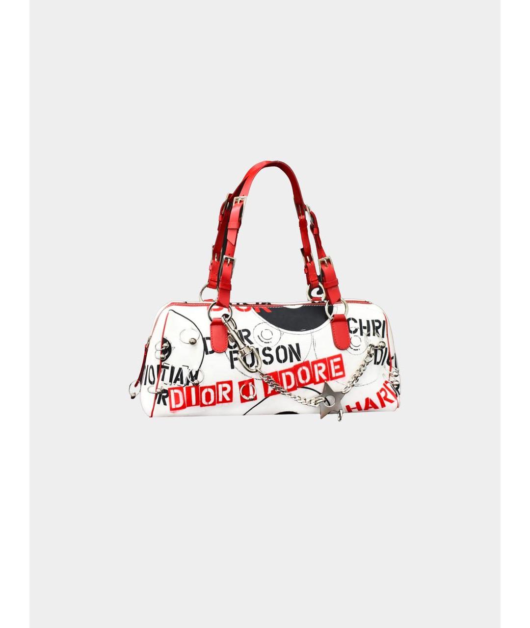 CHRISTIAN DIOR Мульти кожаная сумка с короткими ручками, фото 9
