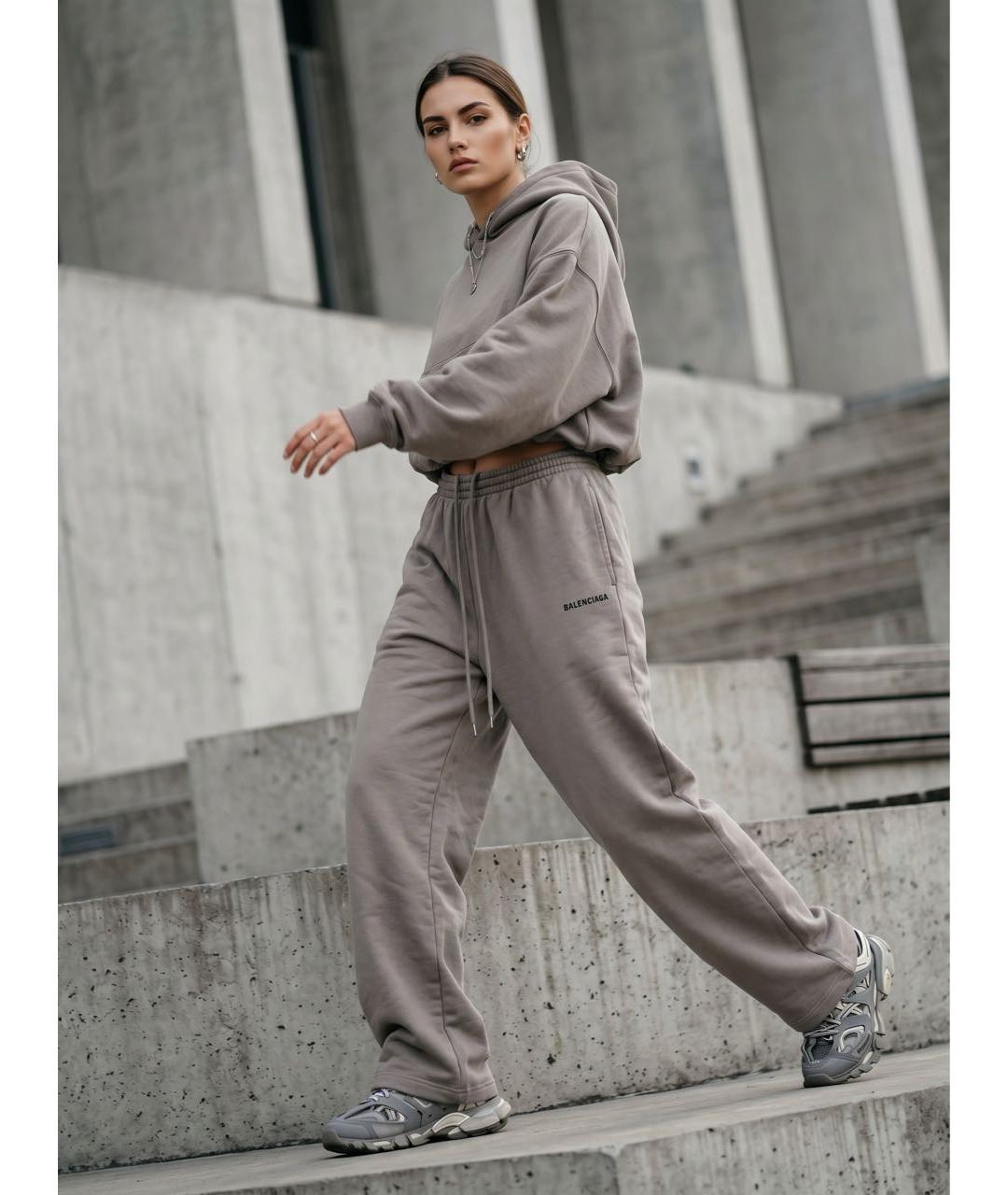 BALENCIAGA Бежевые спортивные брюки и шорты, фото 2