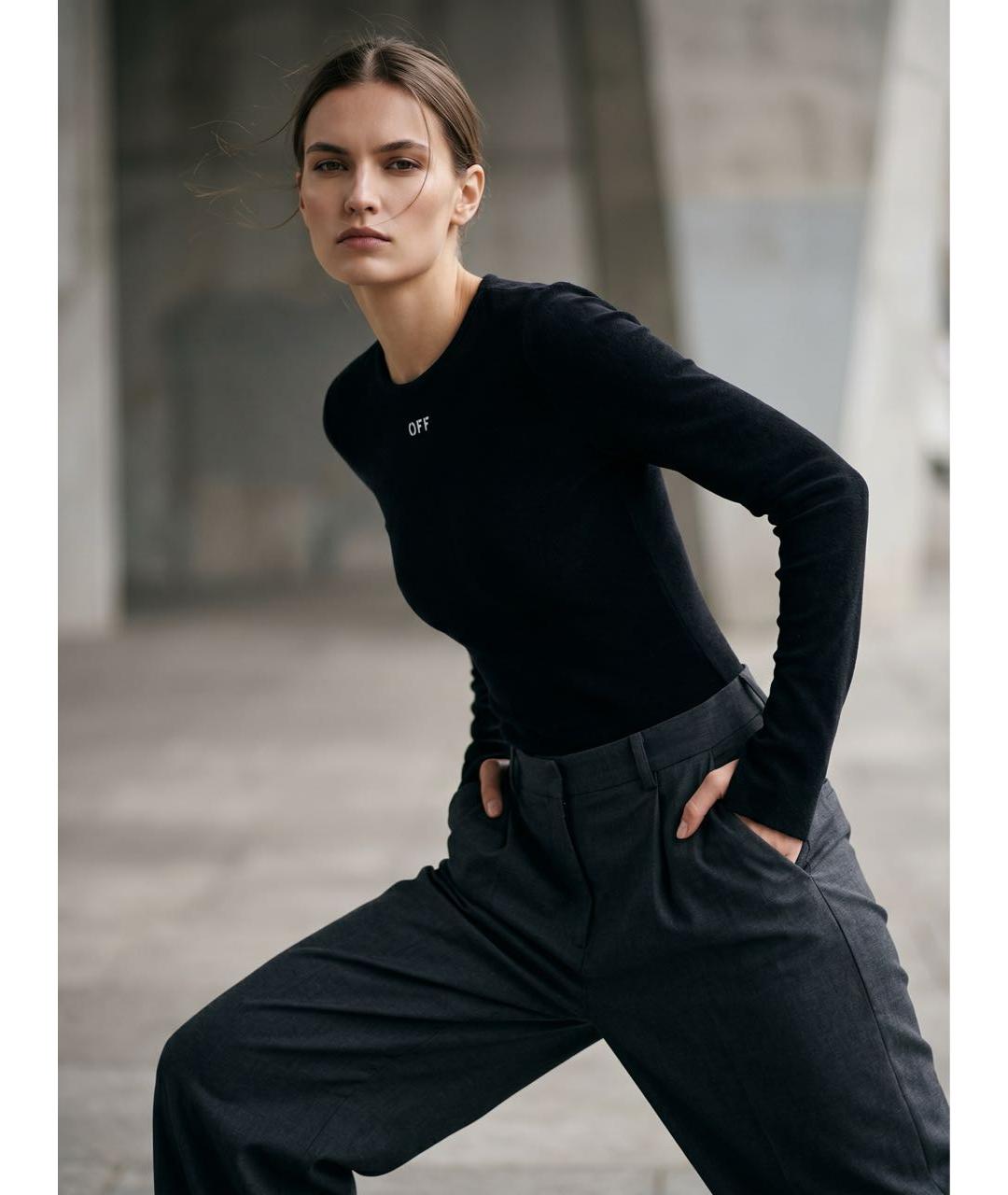 OFF-WHITE Черный комбинезон, фото 3