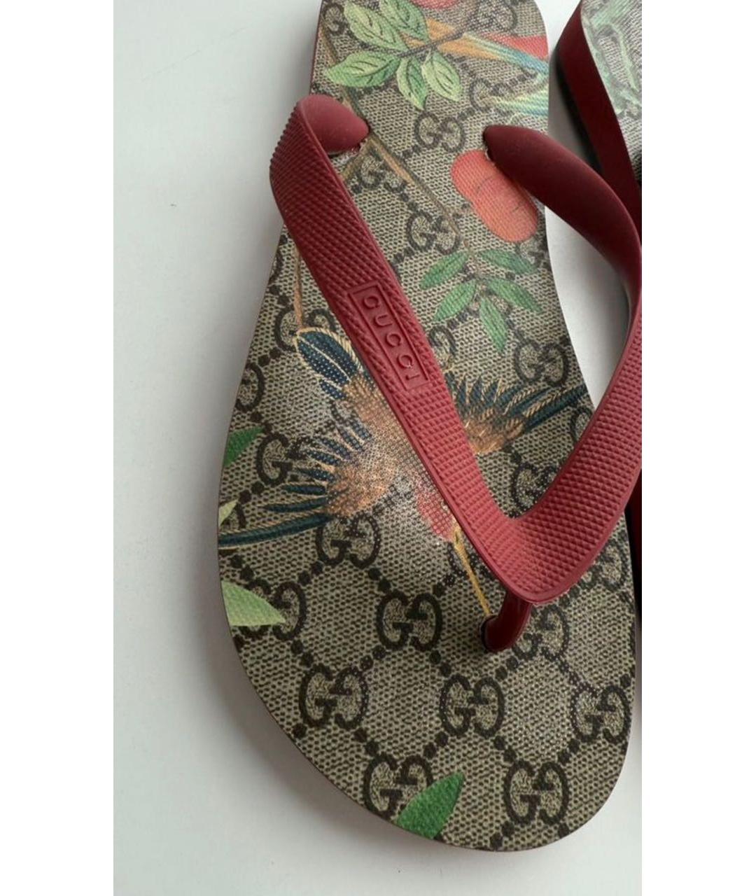 GUCCI Мульти шлепанцы, фото 6