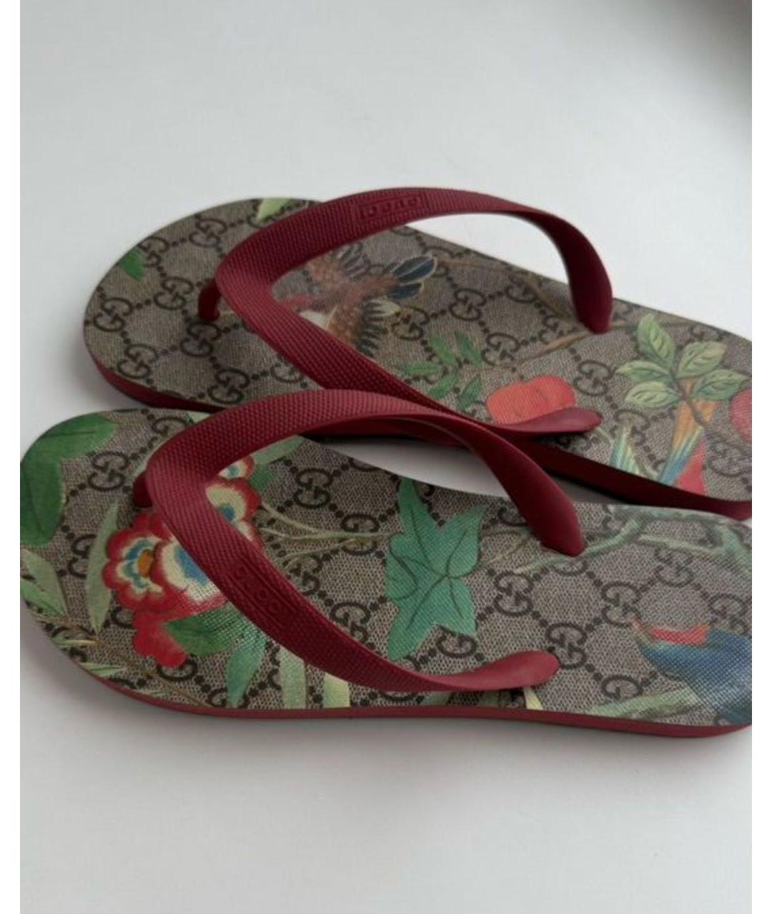 GUCCI Мульти шлепанцы, фото 2