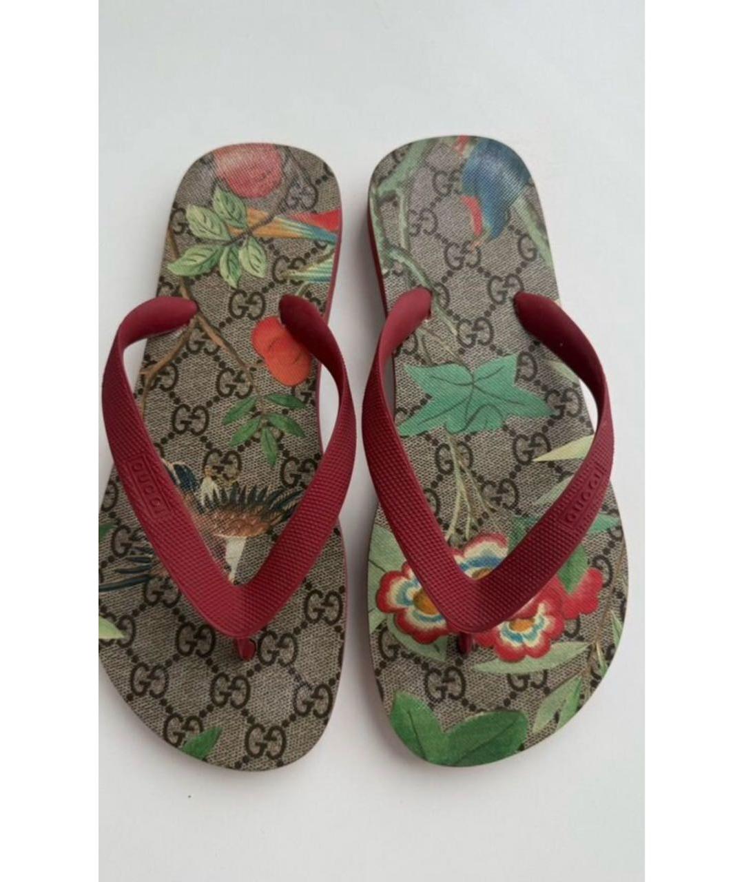 GUCCI Мульти шлепанцы, фото 3