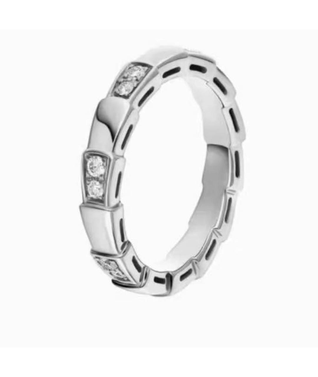 BVLGARI Белое кольцо из белого золота, фото 7