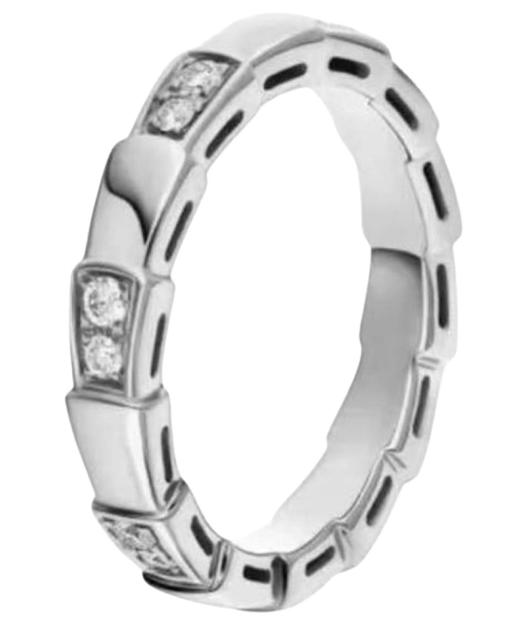 BVLGARI Белое кольцо из белого золота, фото 1