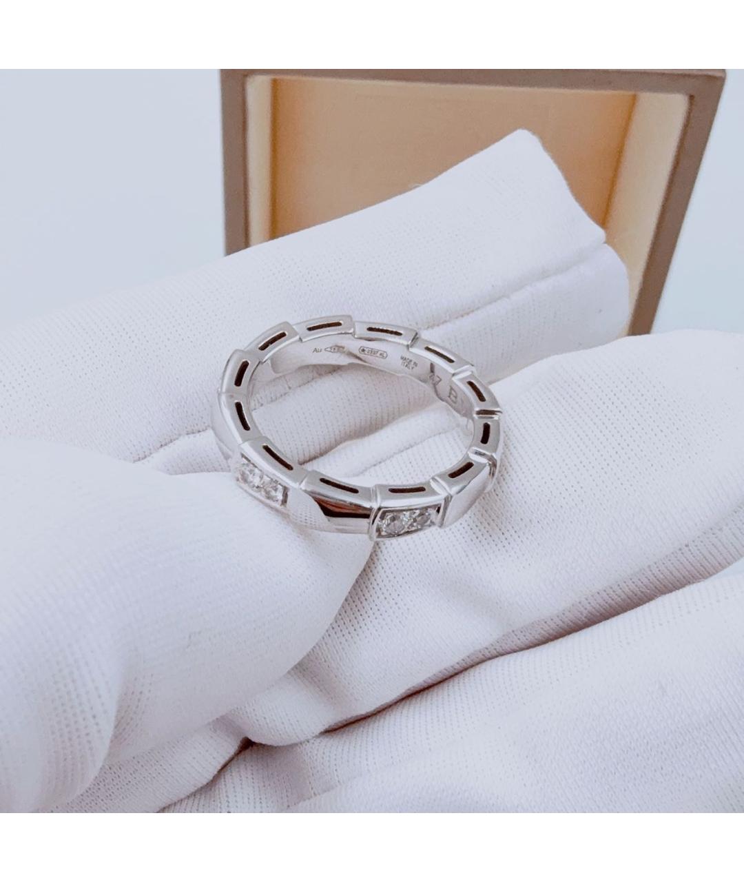 BVLGARI Белое кольцо из белого золота, фото 5