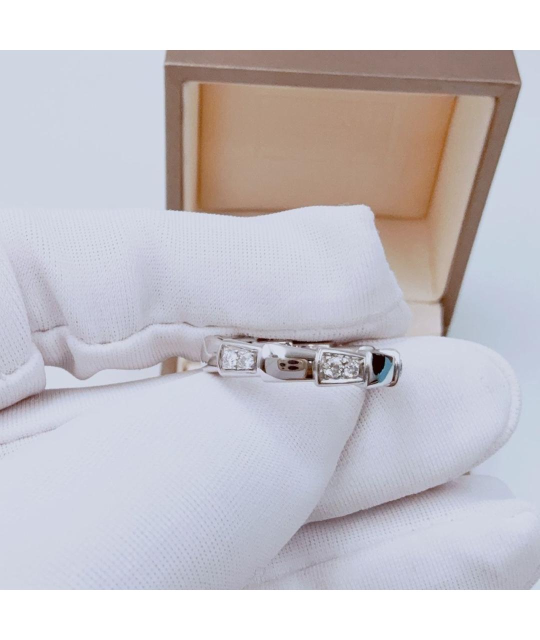 BVLGARI Белое кольцо из белого золота, фото 2