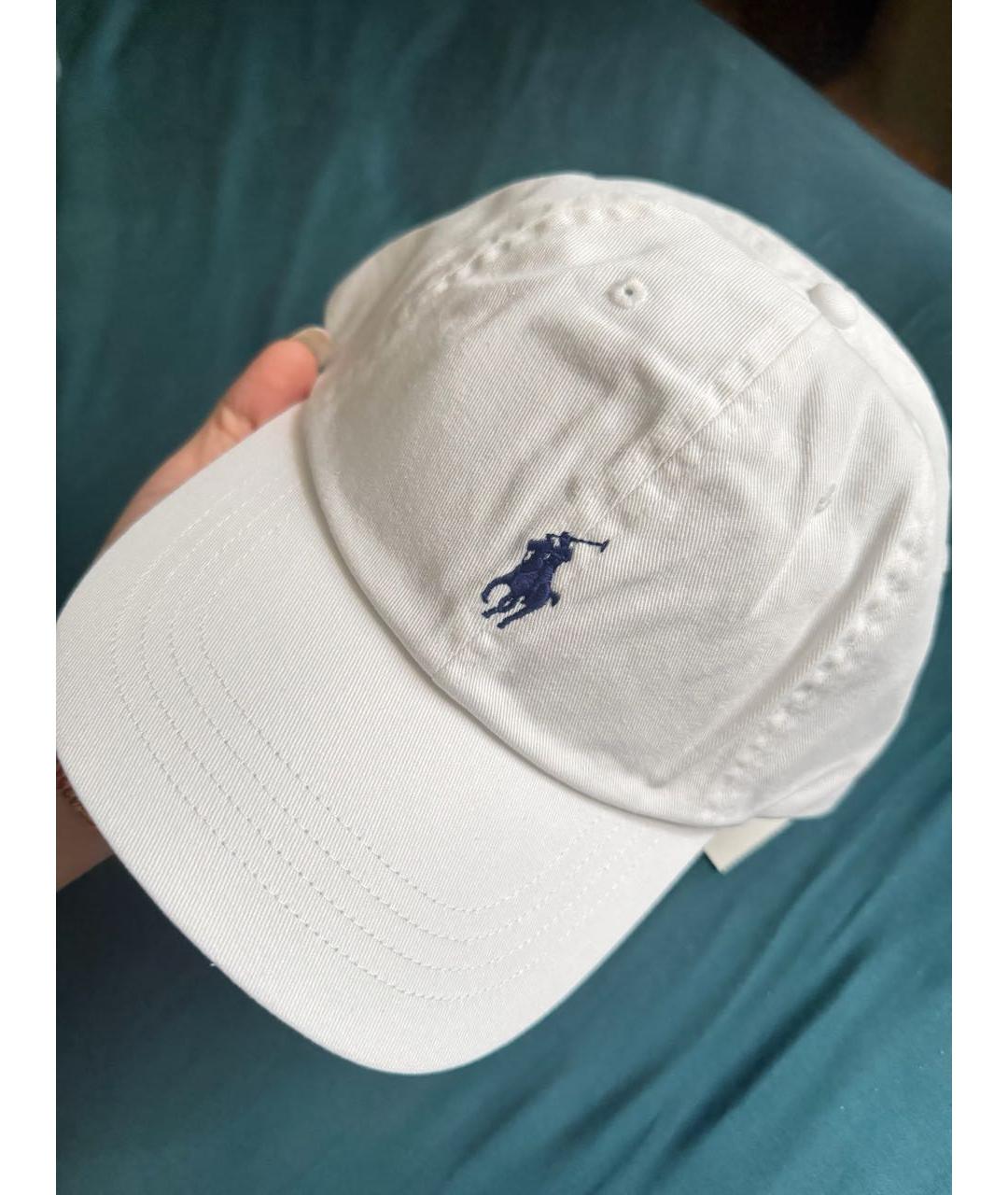 POLO RALPH LAUREN Белая хлопковая кепка, фото 3