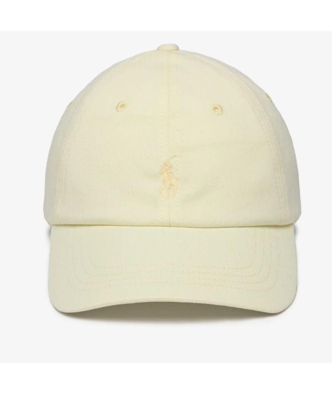 POLO RALPH LAUREN Желтая хлопковая кепка, фото 5