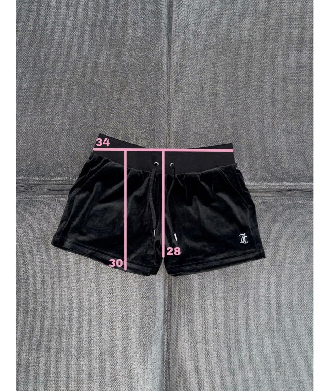 JUICY COUTURE Черный велюровый костюм с брюками, фото 8