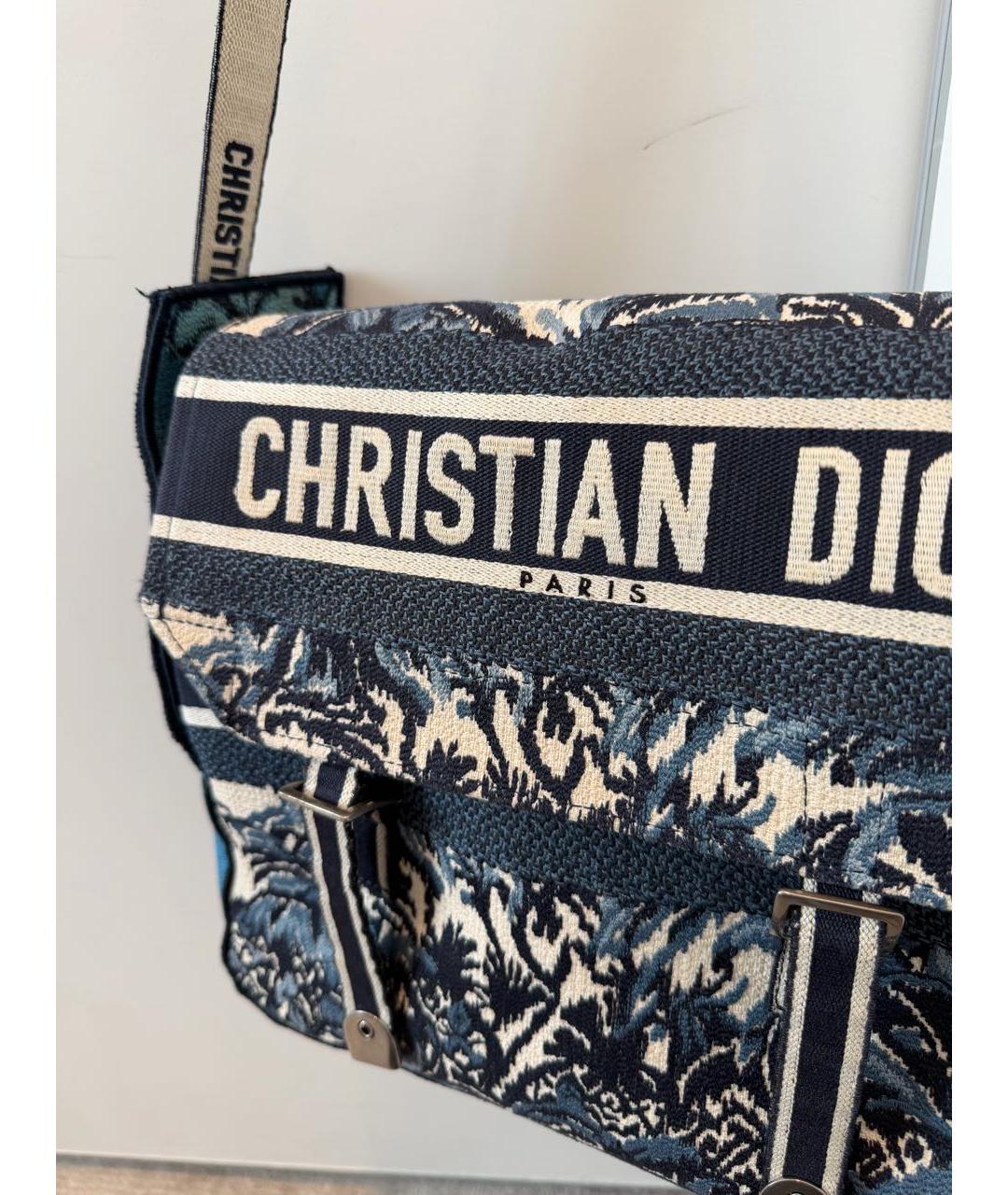 CHRISTIAN DIOR Темно-синяя дорожная/спортивная сумка, фото 3