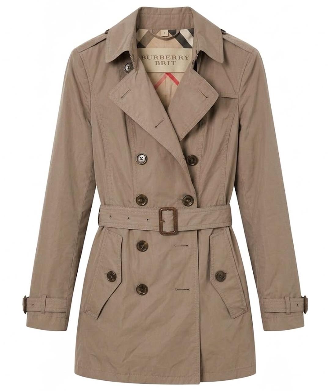 BURBERRY Бежевый тренч/плащ, фото 1
