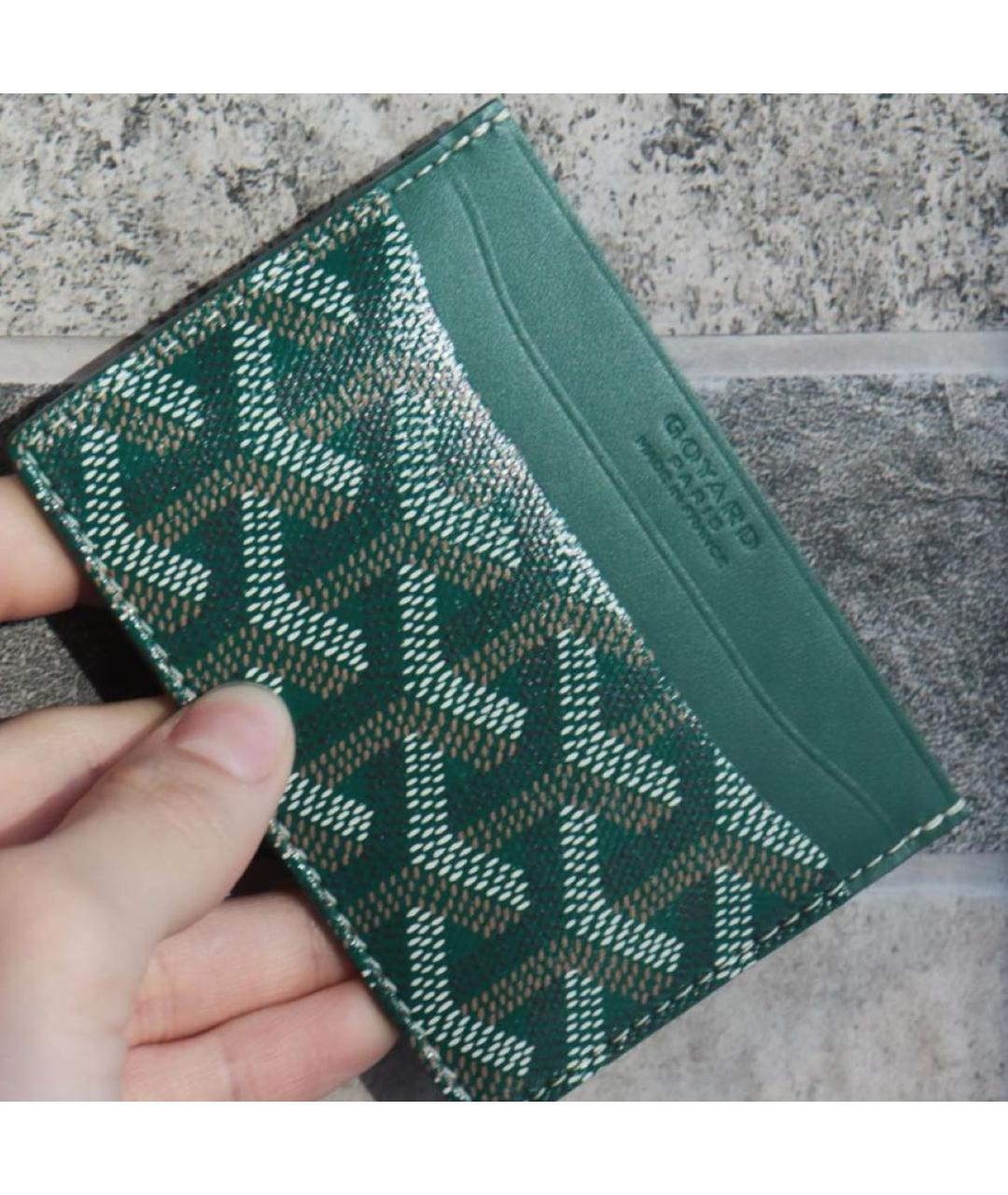 GOYARD Зеленый кардхолдер, фото 4