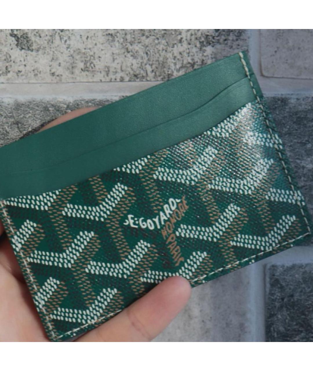 GOYARD Зеленый кардхолдер, фото 3