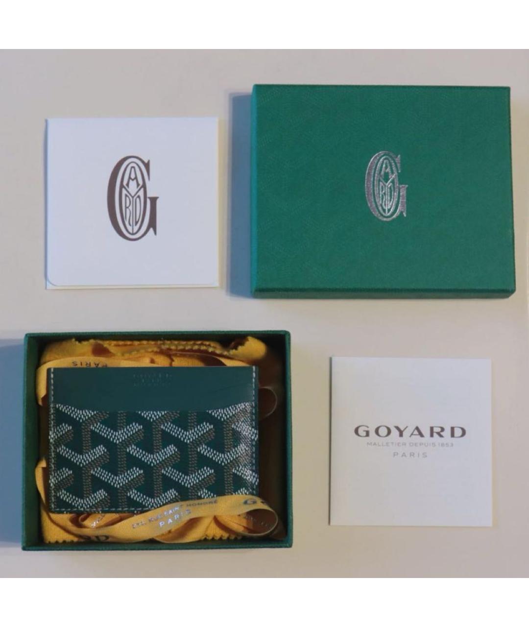 GOYARD Зеленый кардхолдер, фото 2