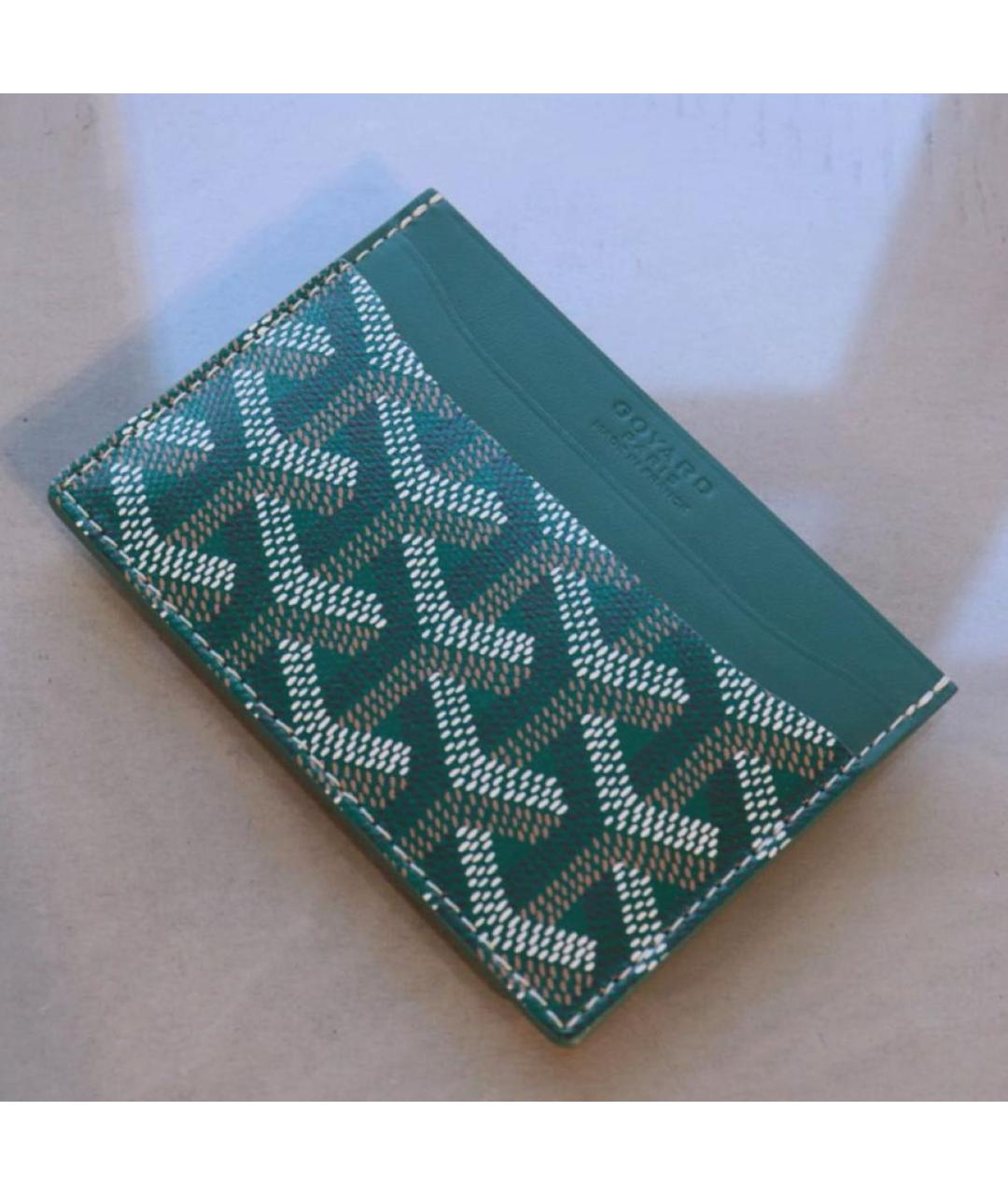 GOYARD Зеленый кардхолдер, фото 5