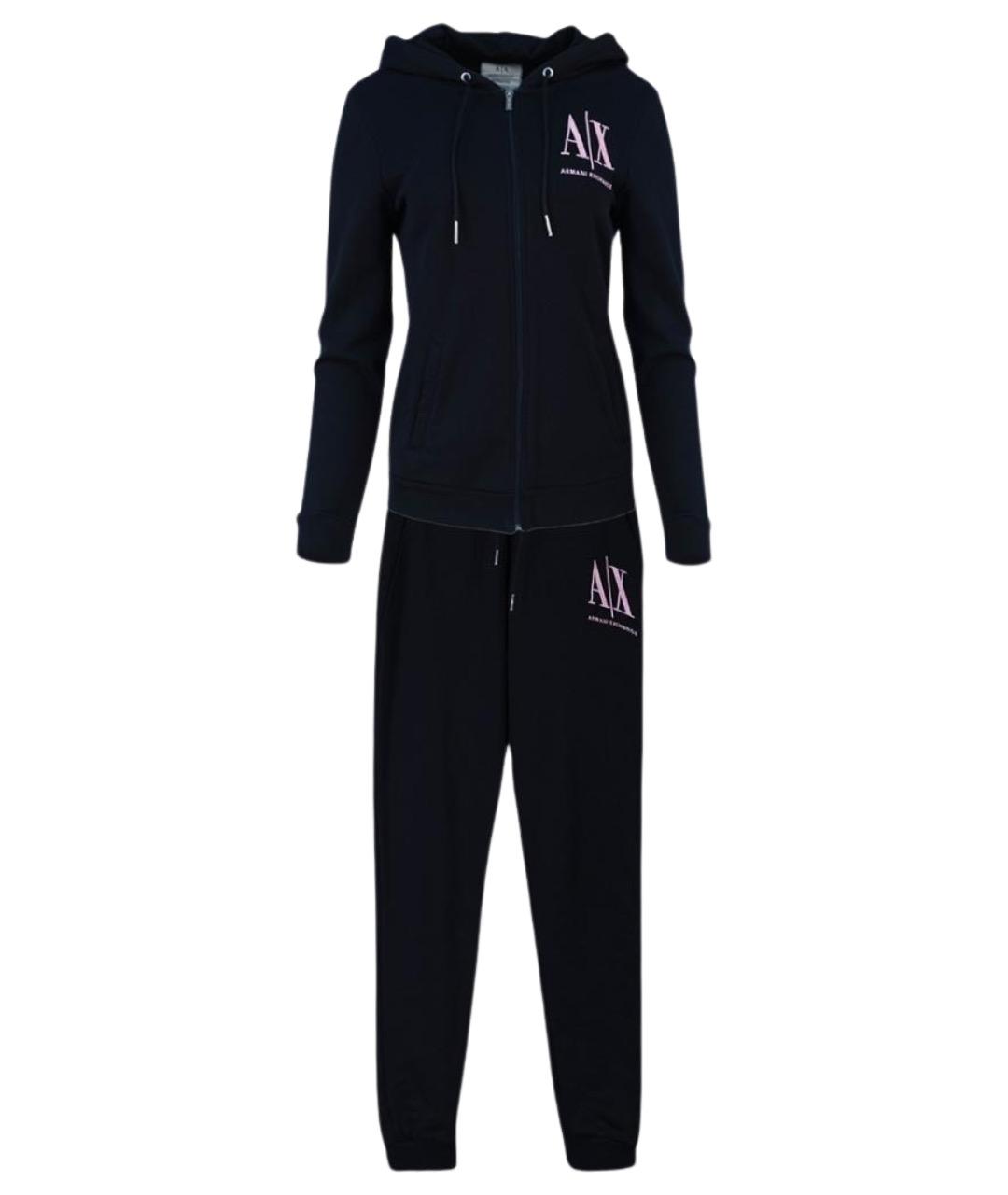 ARMANI EXCHANGE Черный хлопковый спортивные костюмы, фото 1