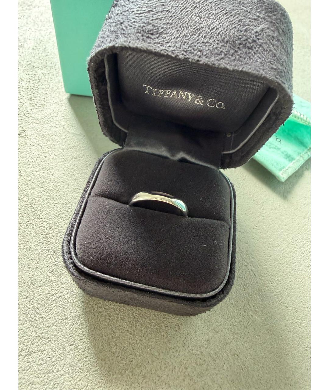 TIFFANY&CO Серебряное платиновое кольцо, фото 2