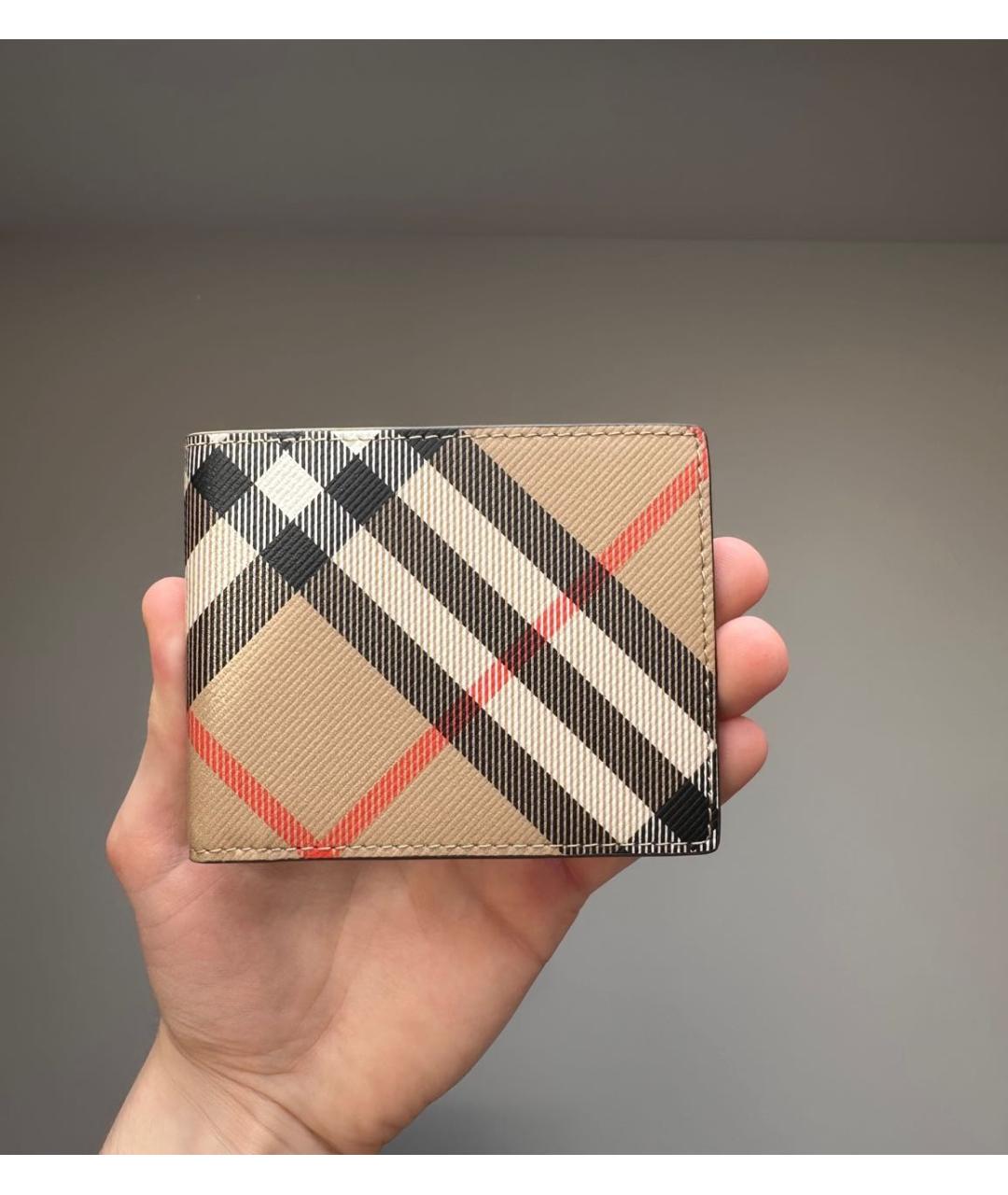 BURBERRY Бежевый кошелек, фото 2