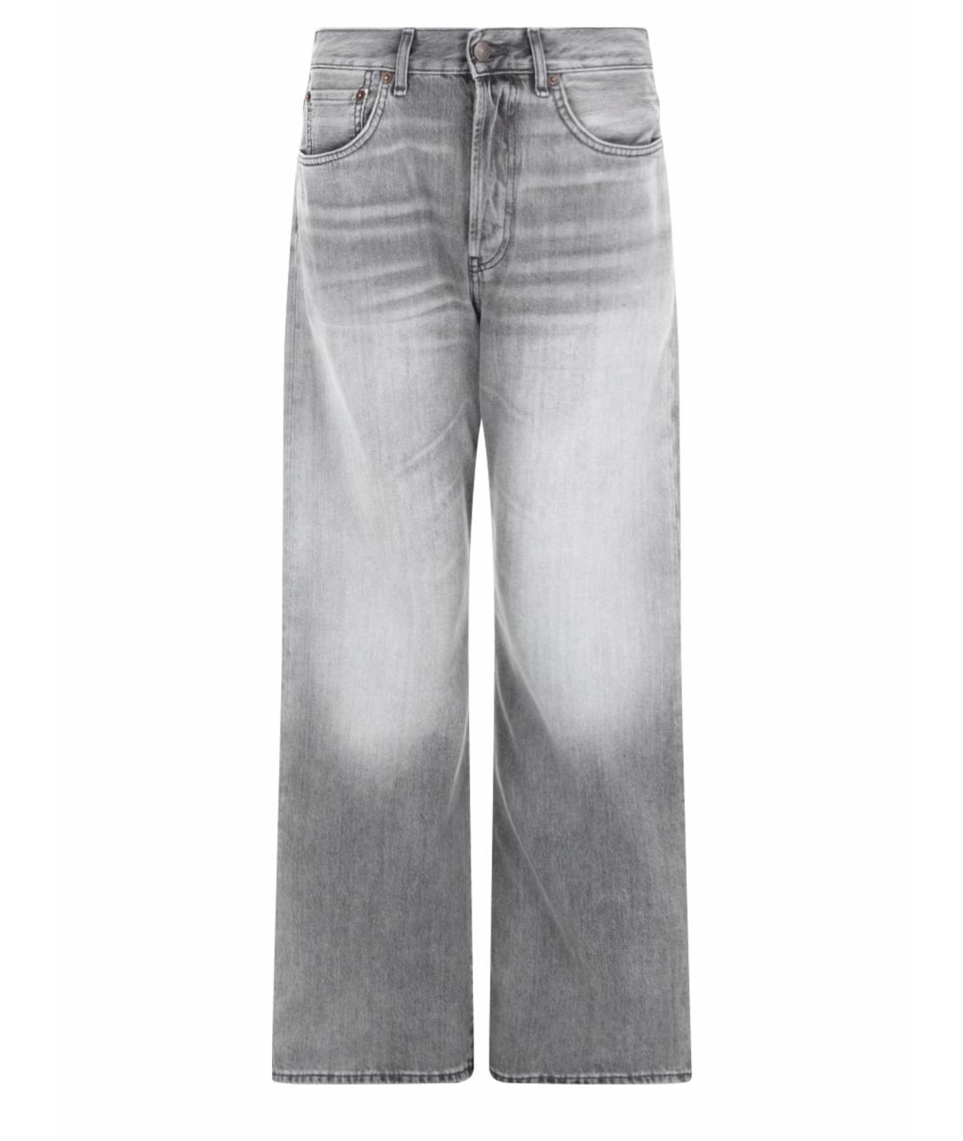 ACNE STUDIOS Серые хлопковые прямые джинсы, фото 1