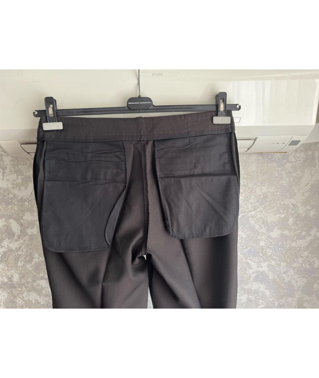 HUGO BOSS Коричневые шерстяные классические брюки, фото 3