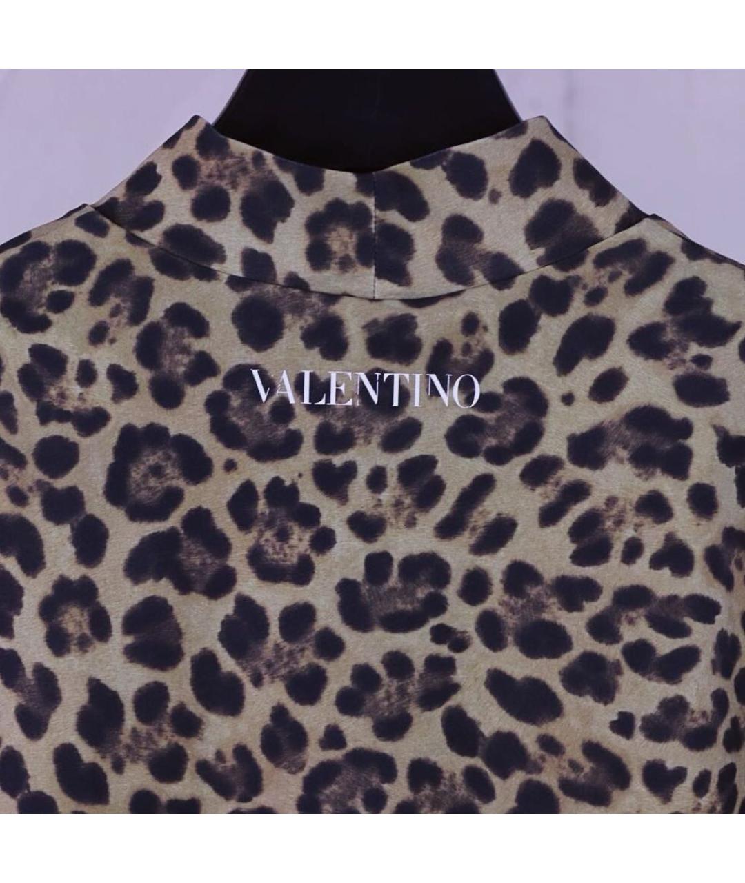VALENTINO Коричневая полиамидовая водолазка, фото 3