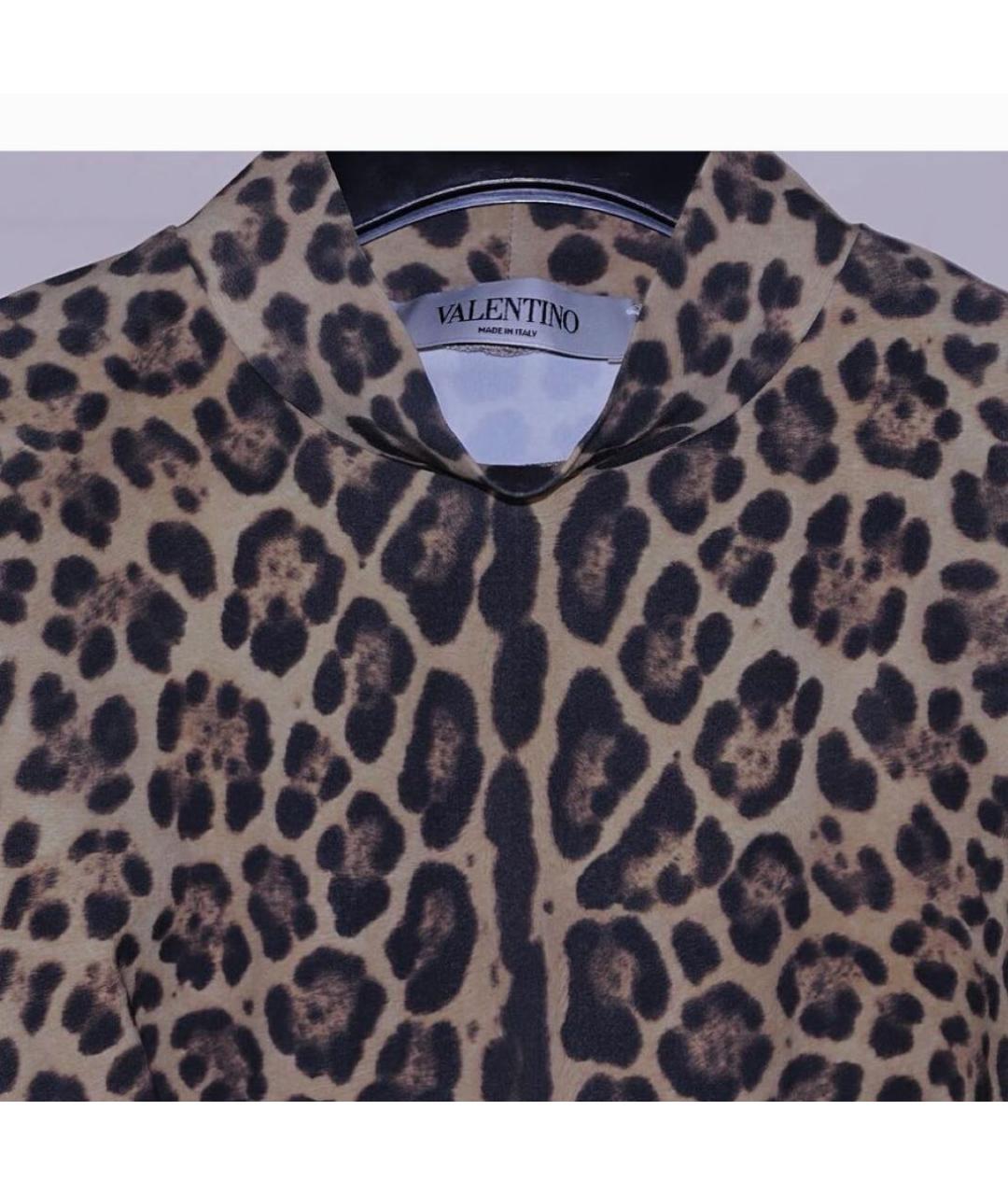 VALENTINO Коричневая полиамидовая водолазка, фото 4