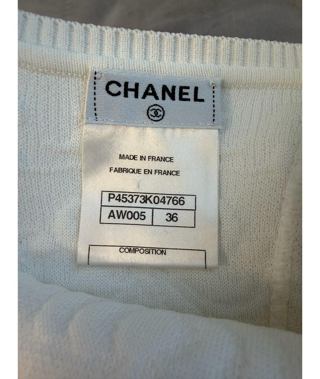 CHANEL Белый сарафан, фото 5