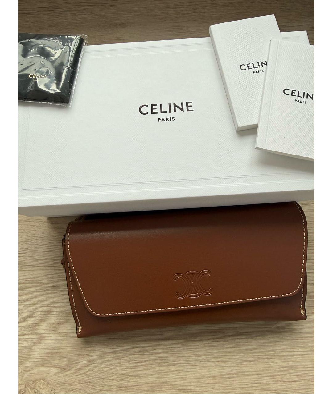 CELINE Серебряные металлические солнцезащитные очки, фото 7