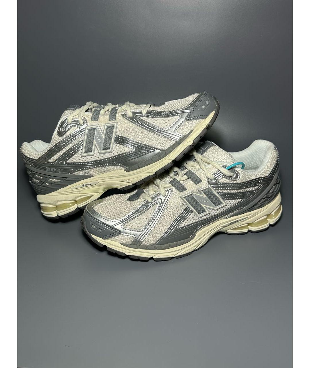 NEW BALANCE Серебряные синтетические низкие кроссовки / кеды, фото 6