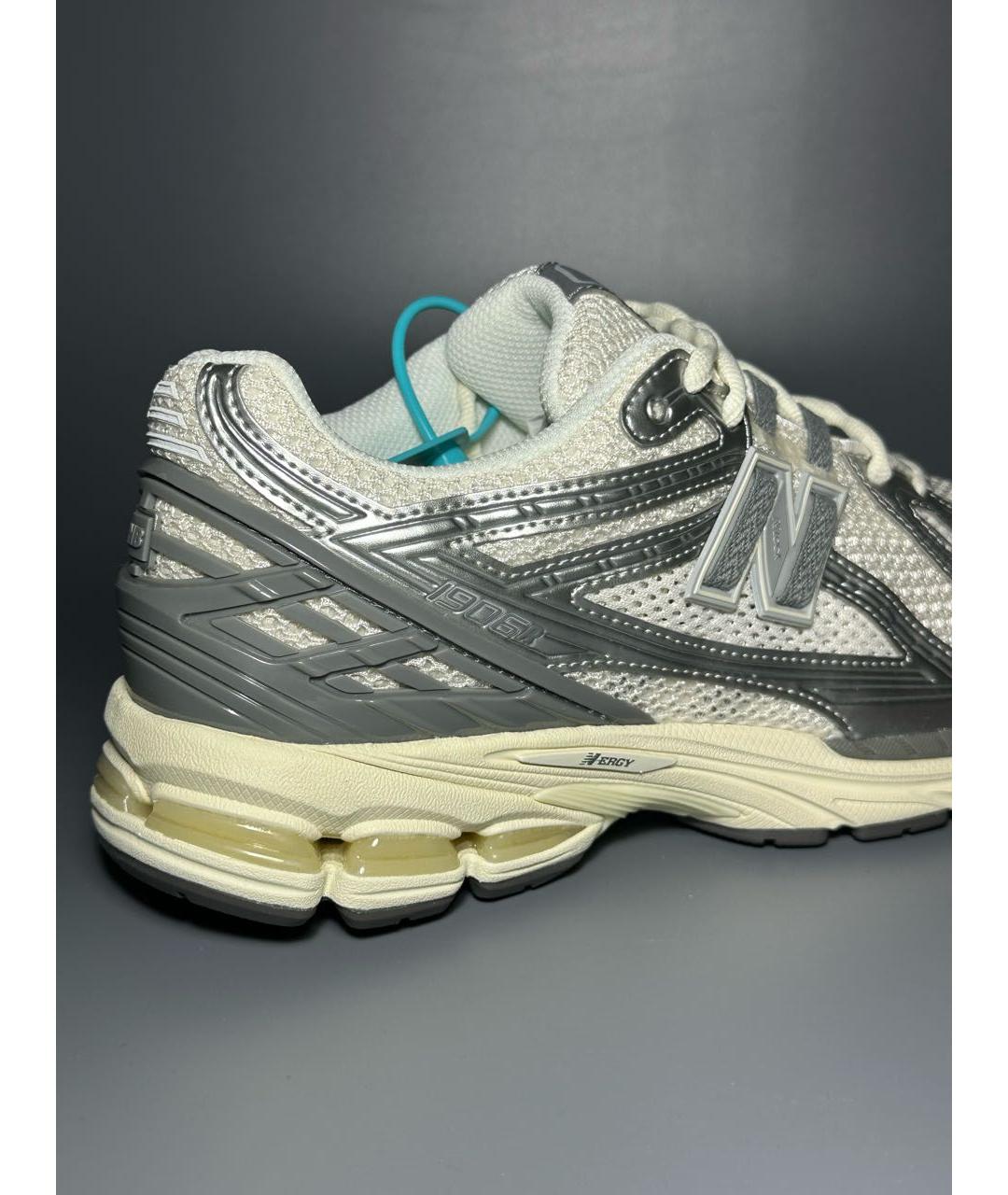 NEW BALANCE Серебряные синтетические низкие кроссовки / кеды, фото 8