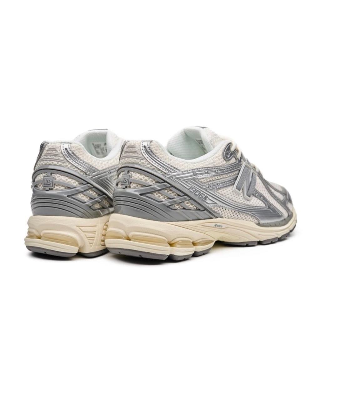 NEW BALANCE Серебряные синтетические низкие кроссовки / кеды, фото 4