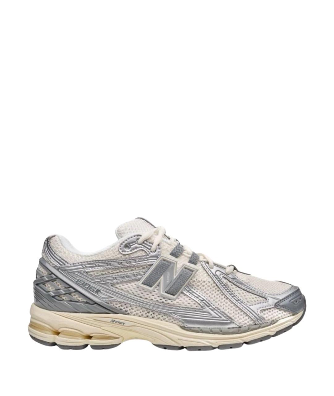 NEW BALANCE Серебряные синтетические низкие кроссовки / кеды, фото 1