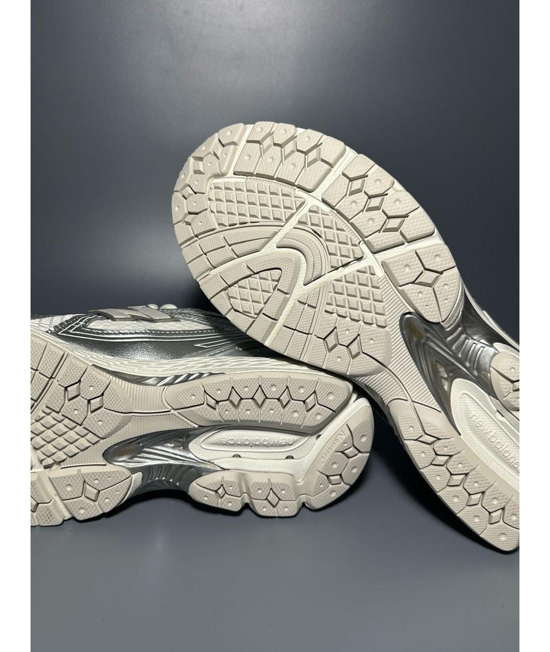 NEW BALANCE Бежевые синтетические низкие кроссовки / кеды, фото 8