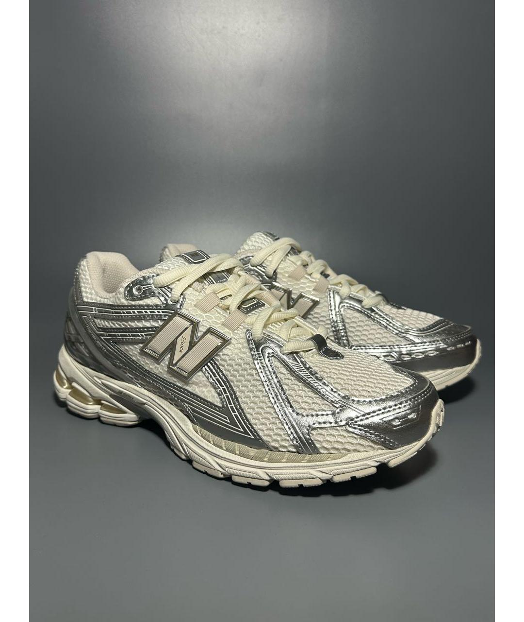 NEW BALANCE Бежевые синтетические низкие кроссовки / кеды, фото 7