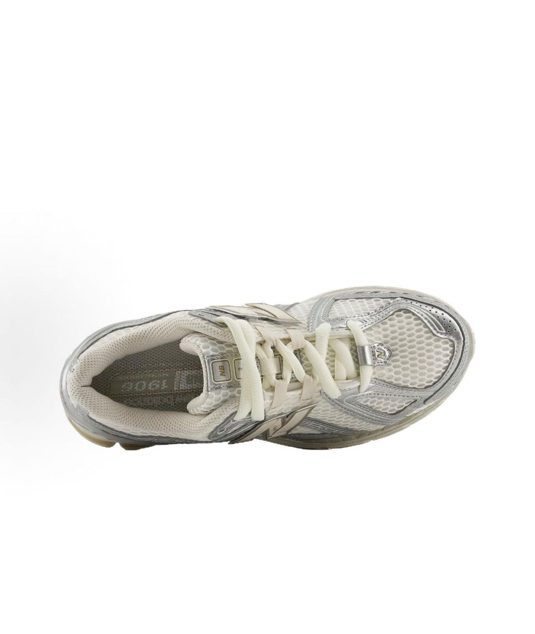 NEW BALANCE Бежевые синтетические низкие кроссовки / кеды, фото 5