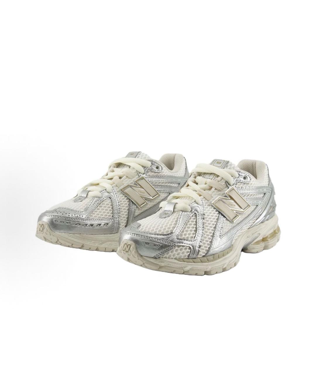 NEW BALANCE Бежевые синтетические низкие кроссовки / кеды, фото 2