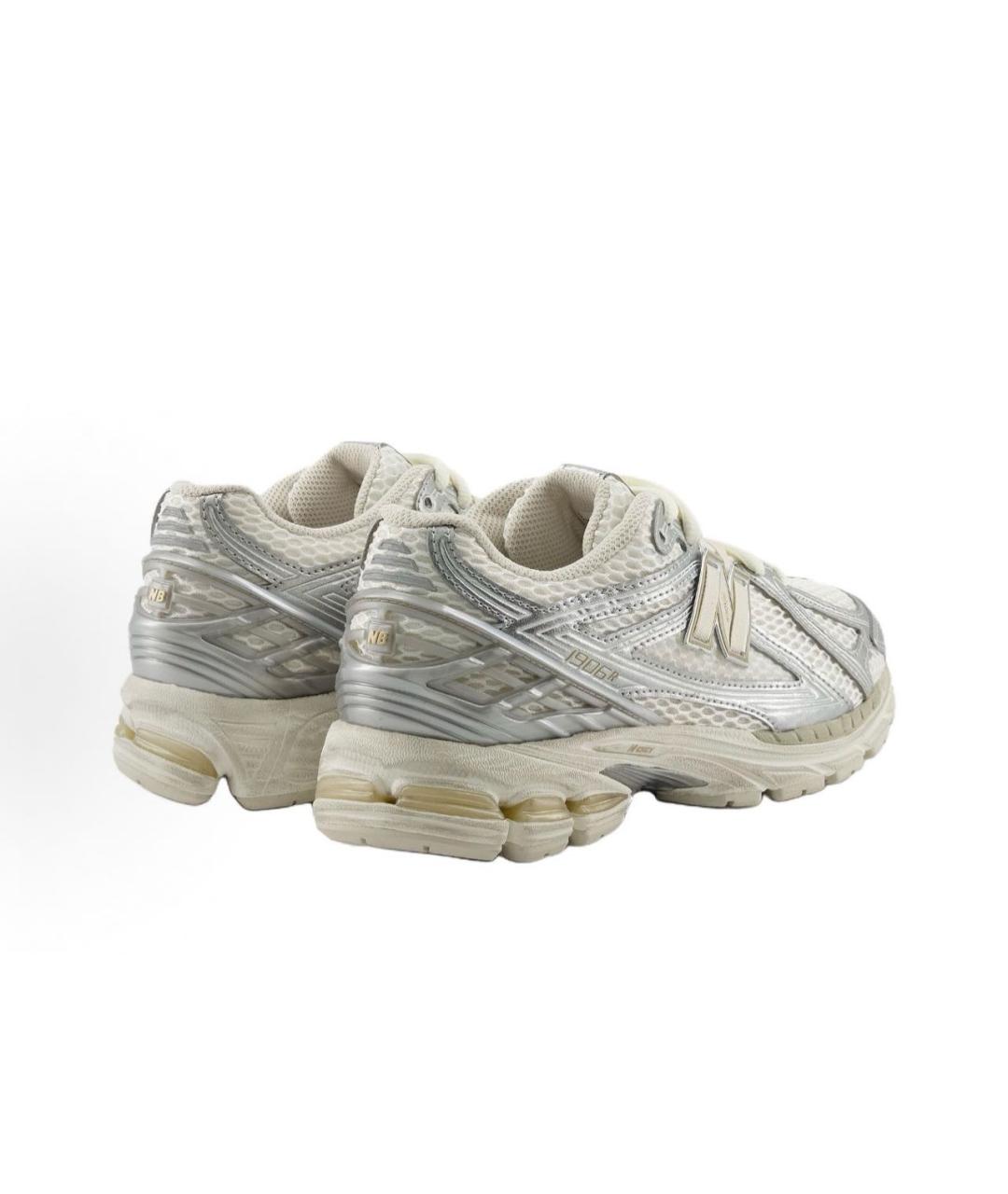 NEW BALANCE Бежевые синтетические низкие кроссовки / кеды, фото 3